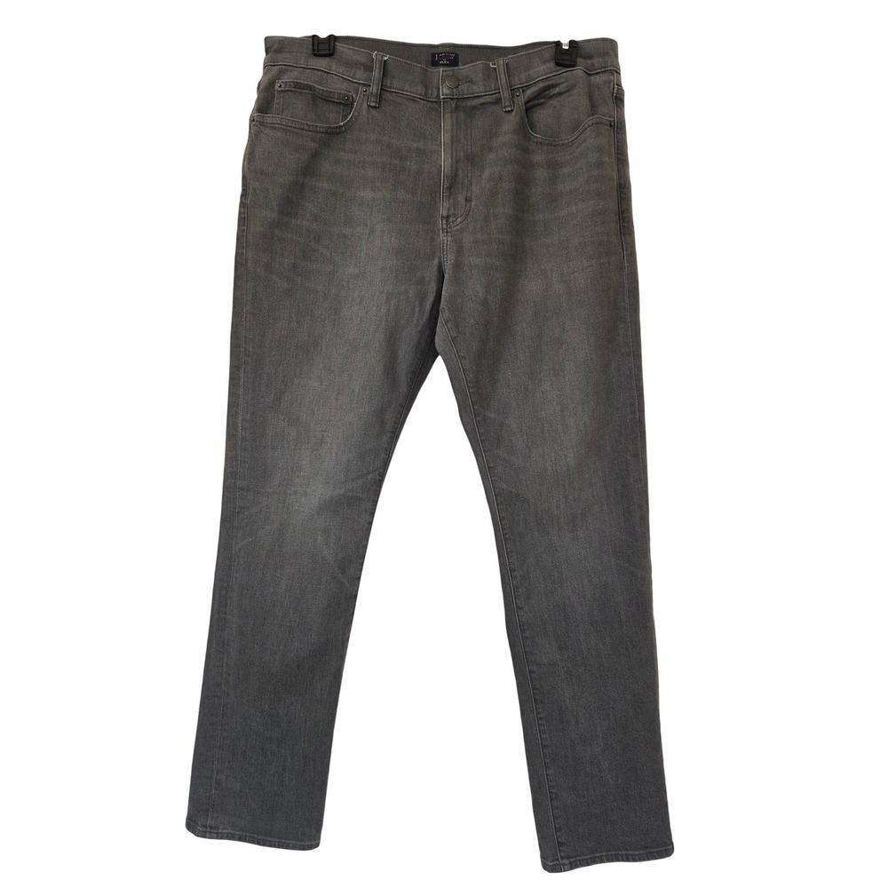 J. Crew‎ Straight Fit Jeans Signature Mens 34x32 Gray NWT $138 BG156